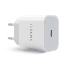 --Cargador de Pared Aisens A110-0537/ 1xUSB Tipo-C/ 20W-