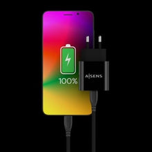 -3-Cargador de Pared Aisens A110-0538/ 1xUSB Tipo-C PD3.0/ 20W/ Negro-3