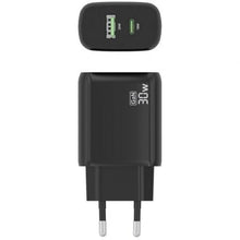 -3-Cargador de Pared GaN Aisens A110-0924/ 1xUSB Tipo-C/ 1xUSB/ 30W/ Negro-3