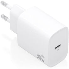 --Cargador de Pared GaN Aisens A110-0950/ 1xUSB Tipo-C/ 30W/ Blanco-