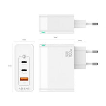 -3-Cargador de Pared GaN Aisens ASCH-100W3P008-W/ 2xUSB Tipo-C/ 1x USB/ 100W-3