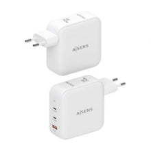 -2-Cargador de Pared GaN Aisens ASCH-140W3P030-W/ 2xUSB Tipo-C/ 1xUSB/ 140W-2