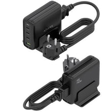 -2-Cargador Sobremesa GaN Aisens ASCH-140W4P056-BK/ 3xUSB Tipo-C/ 1xUSB/ 140W-2