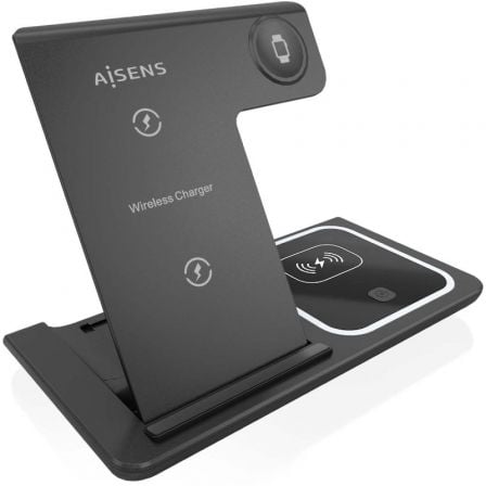 --Base de carga Inalámbrica Aisens ASCH-15W3WC043-BK/ 15W-