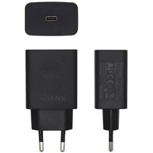 -1-Cargador de Pared Aisens ASCH-1PD20-BK/ 1xUSB Tipo-C/ 20W-1