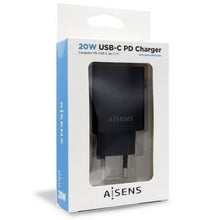 -2-Cargador de Pared Aisens ASCH-1PD20-BK/ 1xUSB Tipo-C/ 20W-2