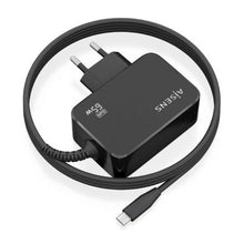 -1-Cargador de Pared GaN Aisens ASCH-1PD65WL033-BK/ 1xUSB Tipo-C + Cable 1.8m/ 65W-1