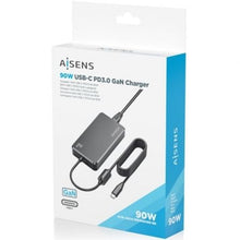 -4-Cargador Sobremesa GaN Aisens ASCH-1PD90D069-BK/ 1xUSB Tipo-C/ 90W-4