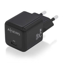 -1-Cargador de Pared GaN Aisens ASCH-25W1P013-BK/ 1xUSB Tipo-C/ 25W-1