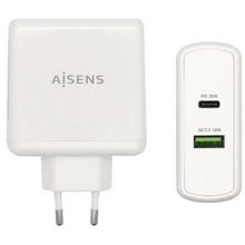 --Cargador de Pared Aisens ASCH-2PD30QC-W/ 1xUSB Tipo-C/ 1x USB/ 48W-