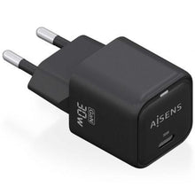 --Cargador de Pared GaN Aisens ASCH-30W1P019-BK/ 1xUSB Tipo-C/ 30W-
