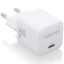 --Cargador de Pared GaN Aisens ASCH-30W1P035-W/ 1xUSB Tipo-C/ 30W-