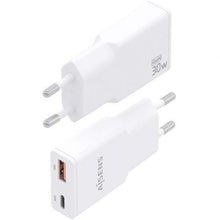-2-Cargador de Pared GaN Aisens ASCH-30W2P046-W/ 1xUSB Tipo-C/ 1xUSB/ 30W/ Blanco-2