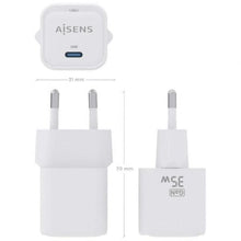-3-Cargador de Pared GaN Aisens ASCH-35W1P022-W/ 1xUSB Tipo-C/ 35W-3