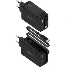 -2-Cargador de Pared GaN Aisens ASCH-65W3P071-BK/ 1xUSB Tipo-C/ 1xUSB/ 65W/ Negro-2