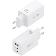 -2-Cargador de Pared GaN Aisens ASCH-65W3P072-W/ 2xUSB Tipo-C/ 1xUSB/ 65W/ Blanco-2