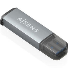 -1-Lector de Tarjetas Externo Aisens ASCR-2A09-GR/ USB 3.1-1