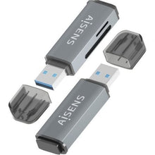 -2-Lector de Tarjetas Externo Aisens ASCR-2A09-GR/ USB 3.1-2