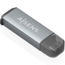 -1-Lector de Tarjetas Externo Aisens ASCR-2A09-GR/ USB 3.1-1