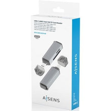 -4-Lector de Tarjetas Externo Aisens ASCR-2A09-GR/ USB 3.1-4