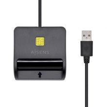 -1-Lector de DNI Aisens ASCR-SN01-BK/ USB 2.0/ Negro-1