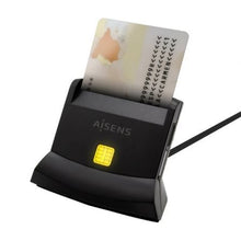 -2-Lector de DNI y Tarjetas Aisens ASCR-SN04CSD-BK/ USB Tipo-C/ Negro-2