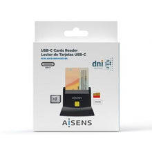 -4-Lector de DNI y Tarjetas Aisens ASCR-SN04CSD-BK/ USB Tipo-C/ Negro-4