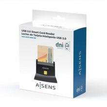 -3-Lector de DNI y Tarjetas Aisens ASCR-SN05-BK/ USB 2.0/ Negro-3