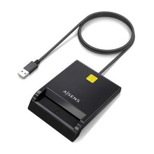-1-Lector de DNI y Tarjetas Aisens ASCR-SN06-BK/ USB 2.0/ Negro-1