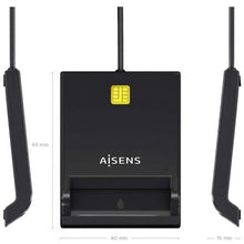 -3-Lector de DNI y Tarjetas Aisens ASCR-SN06-BK/ USB 2.0/ Negro-3