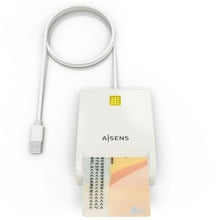 -2-Lector de DNI y Tarjetas Aisens ASCR-SN07-W/ USB 2.0/ Blanco-2