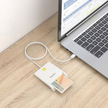 -4-Lector de DNI y Tarjetas Aisens ASCR-SN07-W/ USB 2.0/ Blanco-4