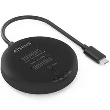 --Dock USB 3.2 Gen2 Tipo-C para SSD M.2 NVMe Aisens ASDS-2M2N05-BK/ Gris-