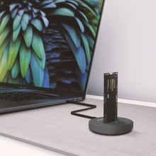 -4-Dock USB Tipo-C para SSD M2 SATA/NVMe Aisens ASUC-M2D014-GR/ Gris-4