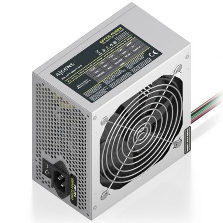 --Fuente de Alimentación Aisens ASPC-500ATX-SEO/ 500W/ Ventilador 12cm-