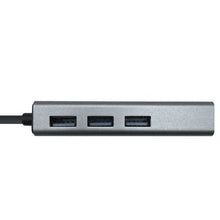 -2-Hub USB 3.0 Aisens A106-0401/ 3xUSB/ 1xRJ45/ Gris-2