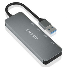 -1-Hub USB 3.2 Aisens A106-0696/ 2xUSB/ 2xUSB Tipo-C/ Gris-1