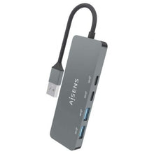 -2-Hub USB 3.2 Aisens A106-0696/ 2xUSB/ 2xUSB Tipo-C/ Gris-2