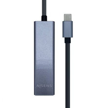 -3-Hub USB Tipo-C Aisens A109-0396/ 3xUSB/ 1xRJ45/ Gris-3