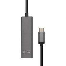 --Hub USB Tipo-C Aisens A109-0403/ 4xUSB-