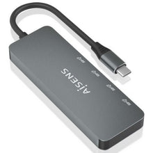 -1-Hub USB Tipo-C Aisens A109-0695/ 4xUSB Tipo-C/ Gris-1