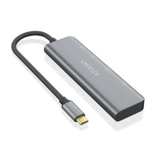 -1-Hub USB Tipo-C Aisens A109-0763/ 2xUSB/ 2xUSB Tipo-C/ Gris-1