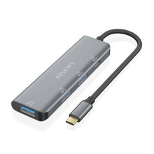 -1-Hub USB Tipo-C Aisens A109-0764/ 3xUSB/ 1xUSB Tipo-C/ Gris-1