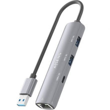 -3-Hub USB Aisens ASUC-4P035-GR/ 1xUSB Tipo-C/ 2xUSB/ 1xRJ45/ Gris-3