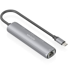 -1-Hub USB Tipo-C Aisens ASUC-4P038-GR/ 1xUSB Tipo-C/ 2xUSB/ 1xRJ45/ Gris-1