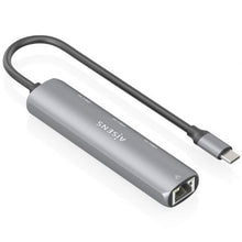 -1-Hub USB Tipo-C Aisens ASUC-4P041-GR/ 3xUSB Tipo-C/ 1xRJ45/ Gris-1