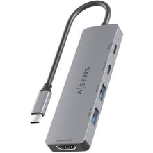 -2-Docking USB Tipo-C Aisens ASUC-5P028-GR/ 1xHDMI 4K/ 2xUSB/ 2xUSB Tipo-C/ 1xUSB Tipo-C PD/ Gris-2