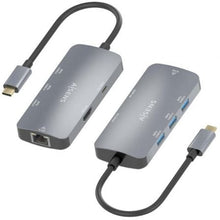 -1-Docking USB Tipo-C Aisens ASUC-6P019-GR/ 1xHDMI 4K/ 3xUSB/ 1xRJ45/ 1xUSB Tipo-C PD/ Gris-1