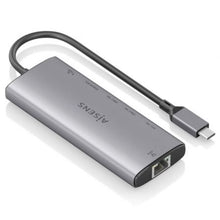 -1-Docking USB Tipo-C Aisens ASUC-6P030-GR/ 1xHDMI 4K/ 1xUSB/ 2xUSB Tipo-C/ 1xRJ45/ 1xUSB Tipo-C PD/ Gris-1