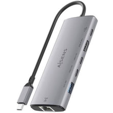 -2-Docking USB Tipo-C Aisens ASUC-6P030-GR/ 1xHDMI 4K/ 1xUSB/ 2xUSB Tipo-C/ 1xRJ45/ 1xUSB Tipo-C PD/ Gris-2